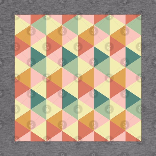 Geometric Triangle Pattern by Patternos